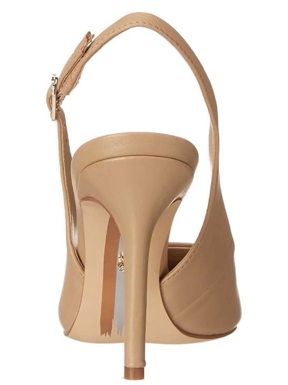 Sam Edelman Beige Slingback Pointed Toe Heels - Picture 5 of 11